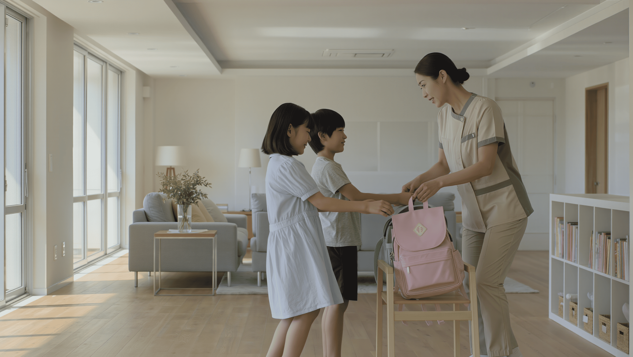 A Housekeeper/Nanny working with children