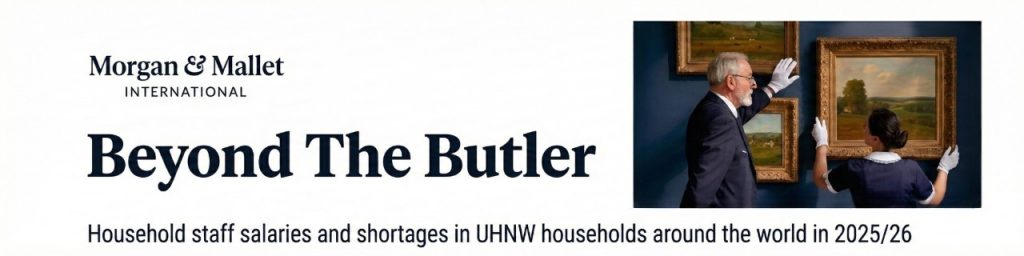 UHNW staff salaries and shortages around the world in 2025/26