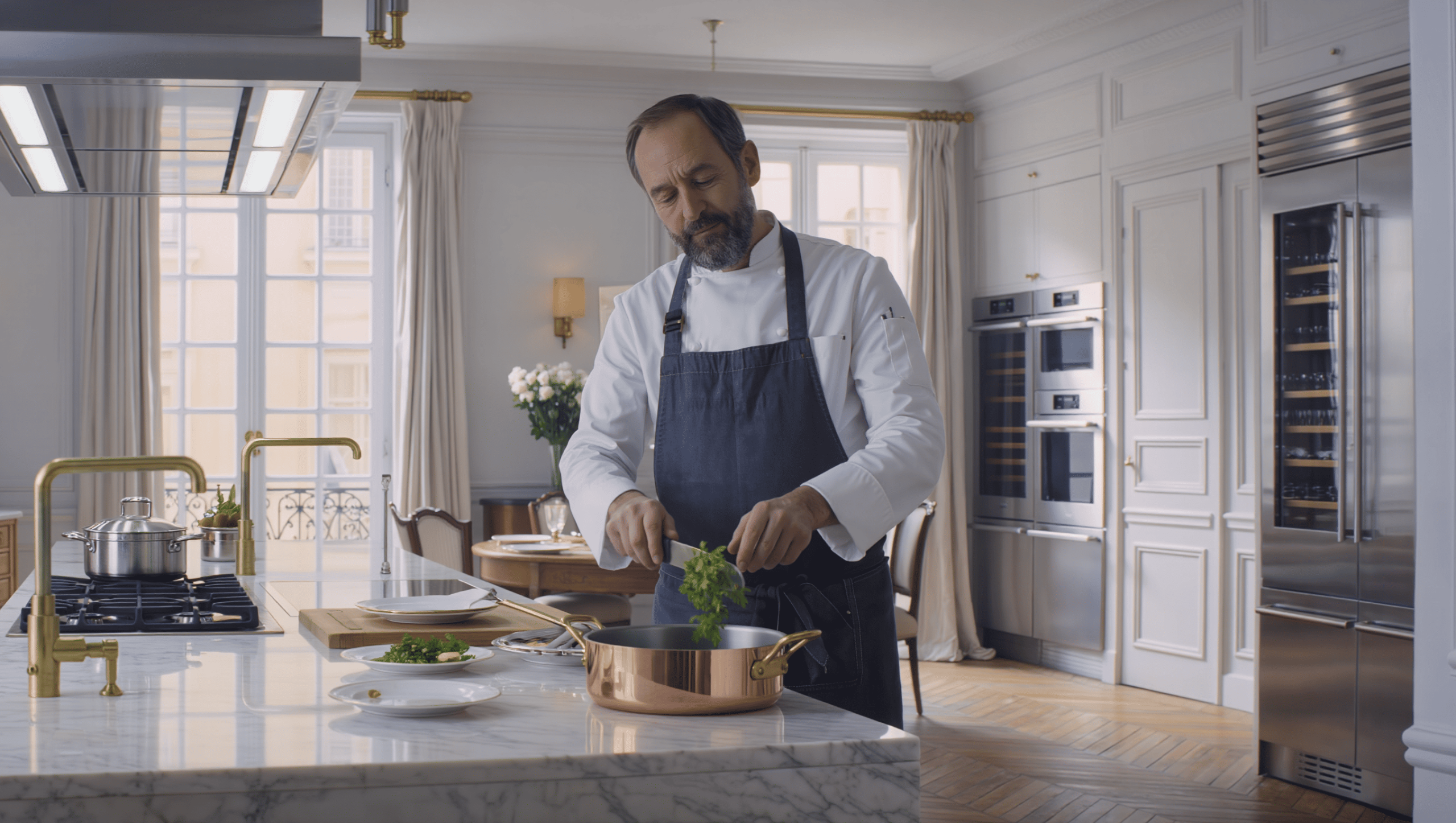 A Housekeeper/Cook in the kitchen