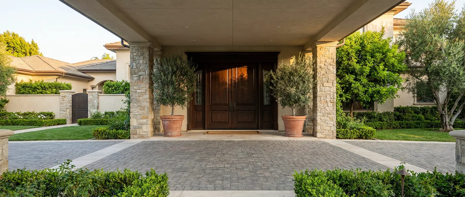 UHNW reisdence entrance