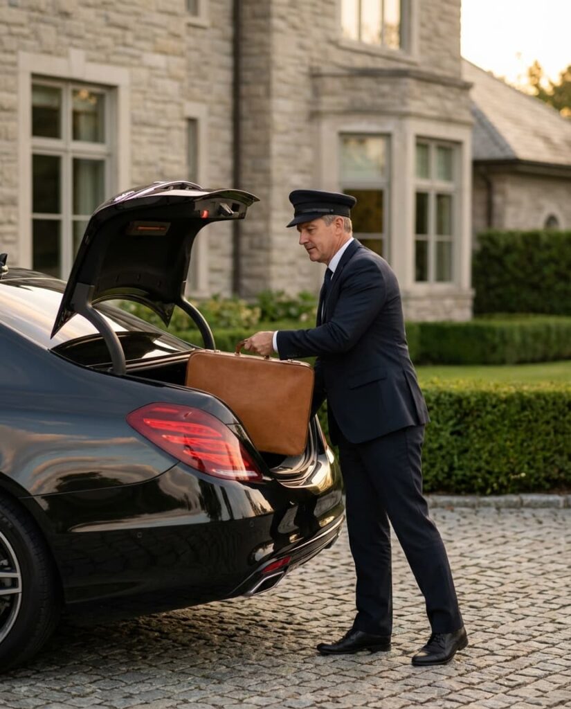 Chauffeur working for a UHNW principal