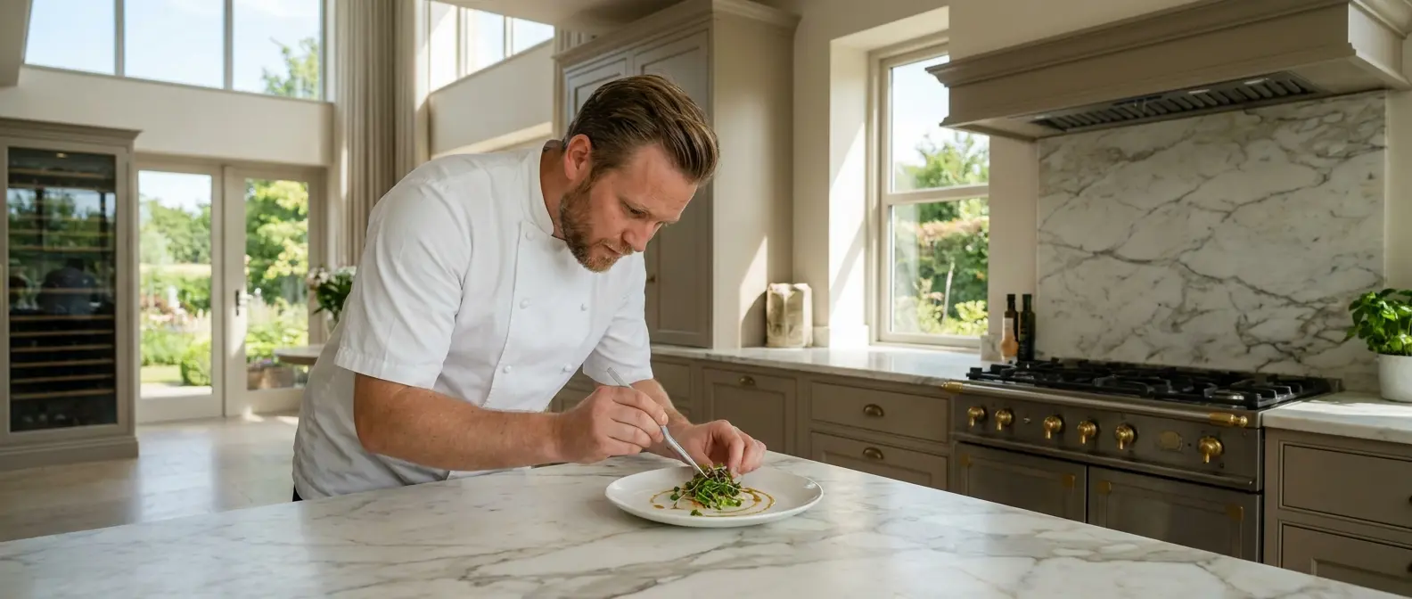 Private Chef working in a UHNW residence in Beverly Hills