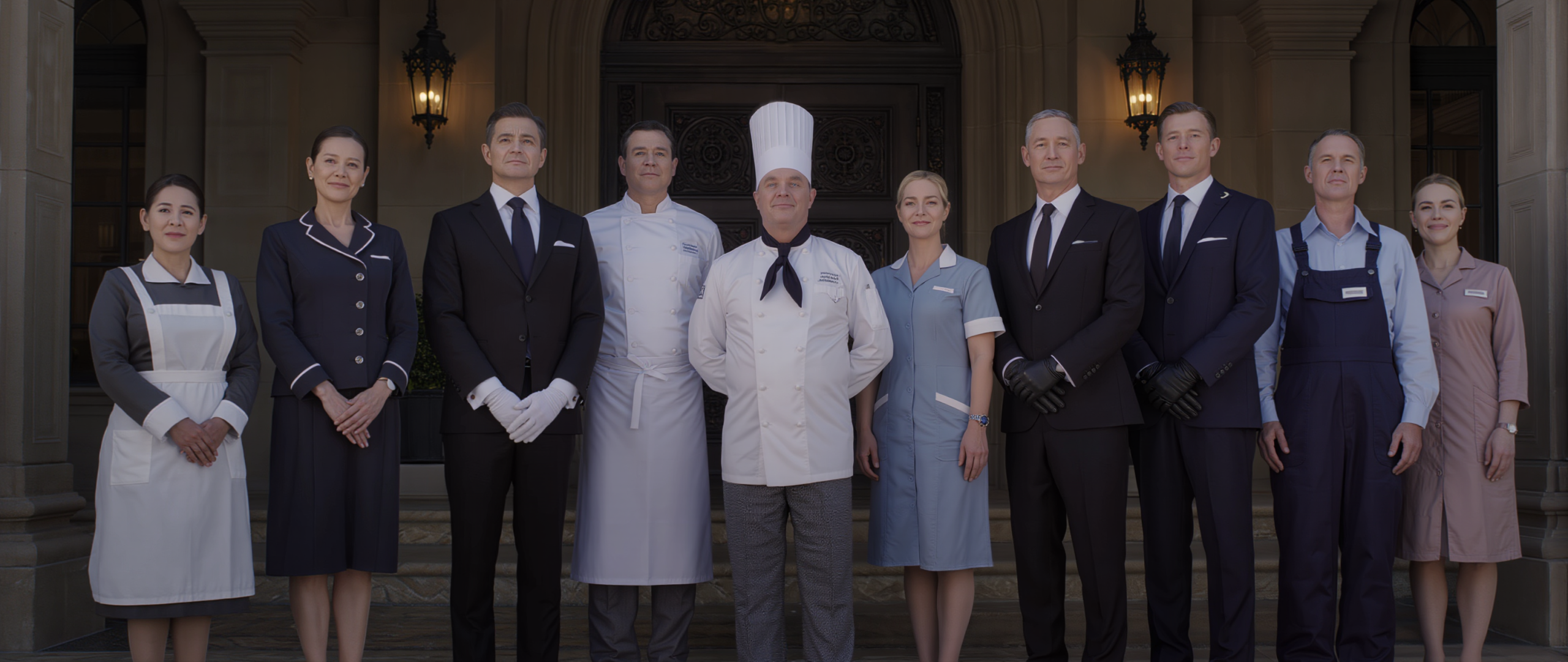 Household staff working for an UHNW family