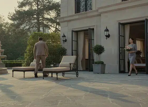 Domestic couple working in Switzerland