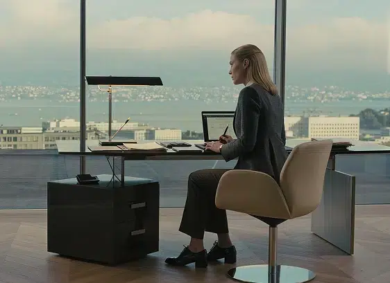 Swiss personal assistant at a desk