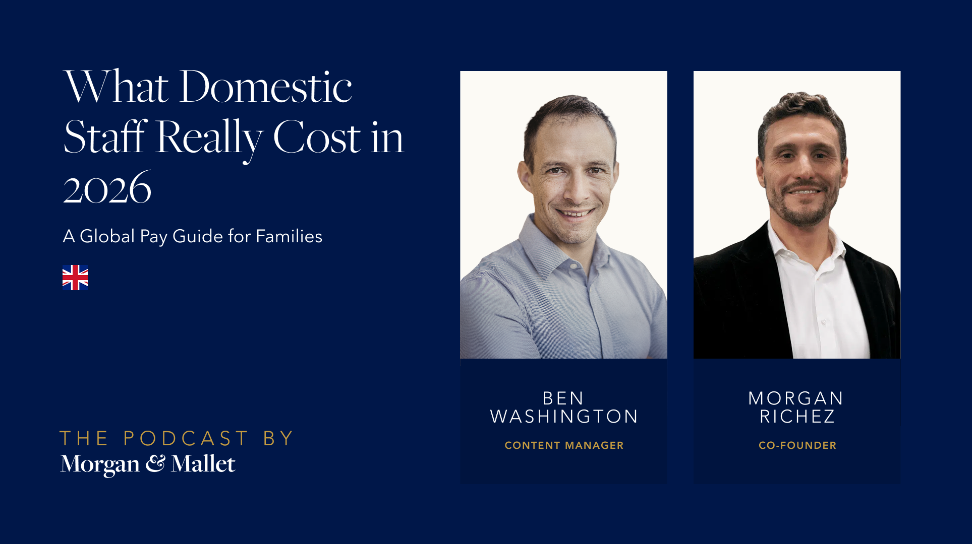 Morgan & Mallet podcast thumbnail for episode about household staff costs in 2026